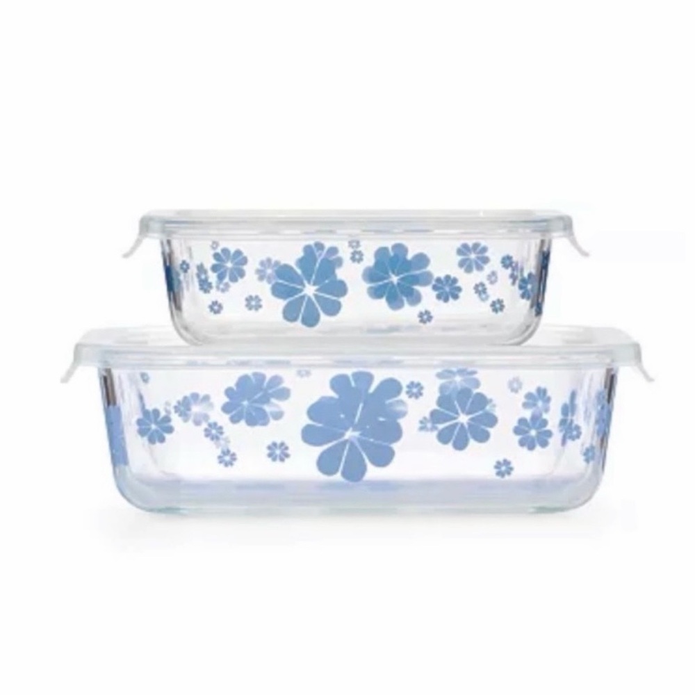 Kate Spade Nolita Blue Food Storage Containers